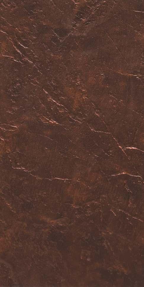 Decorative Wall Louvers Panel Metallic Brown 8x2 Ft - Pn 03303