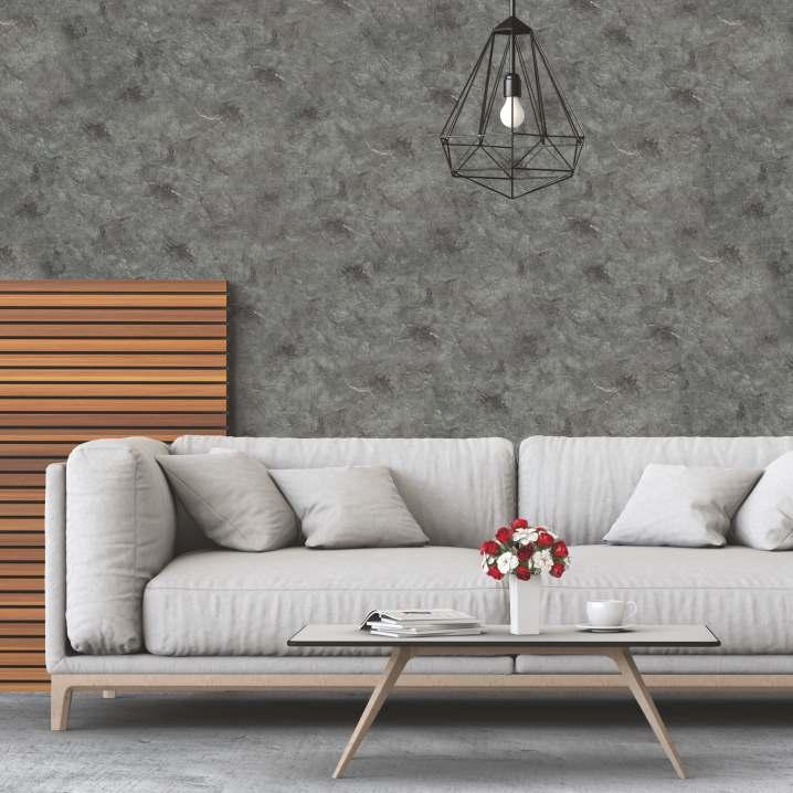 Decorative Wall Louvers Panel Marble & Stone Grey 8x2 Ft - Pn 03304