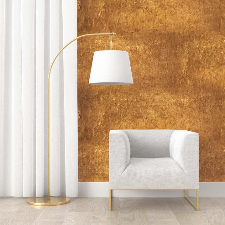 Decorative Wall Louvers Panel Metallic Gold 8x2 Ft - Pn 03306