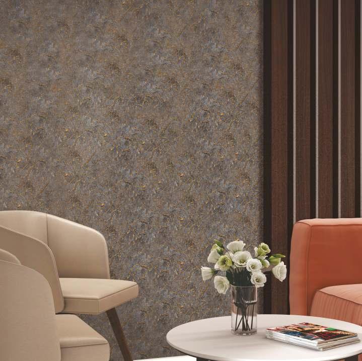 Decorative Wall Louvers Panel Metallic Grey 8x2 Ft - Pn 03333