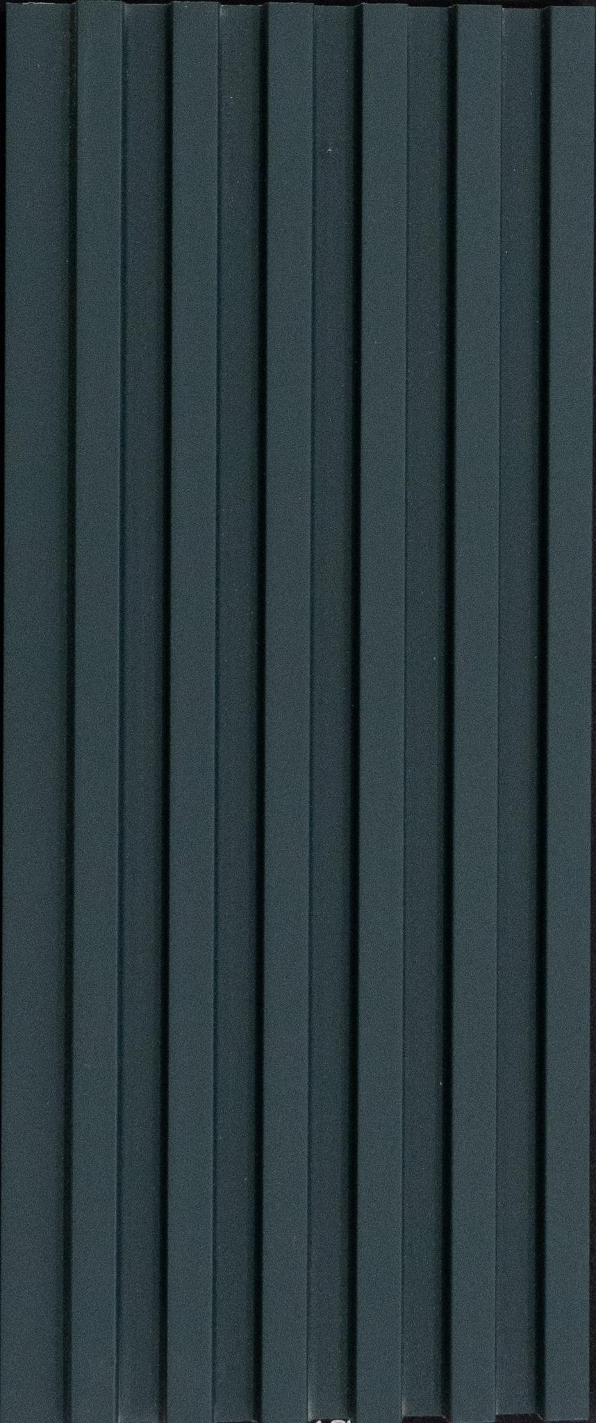 9.5 Ft X 5 Inch Louvers Panel Plain Colors Black 9.5x0.41 - Pn 03617