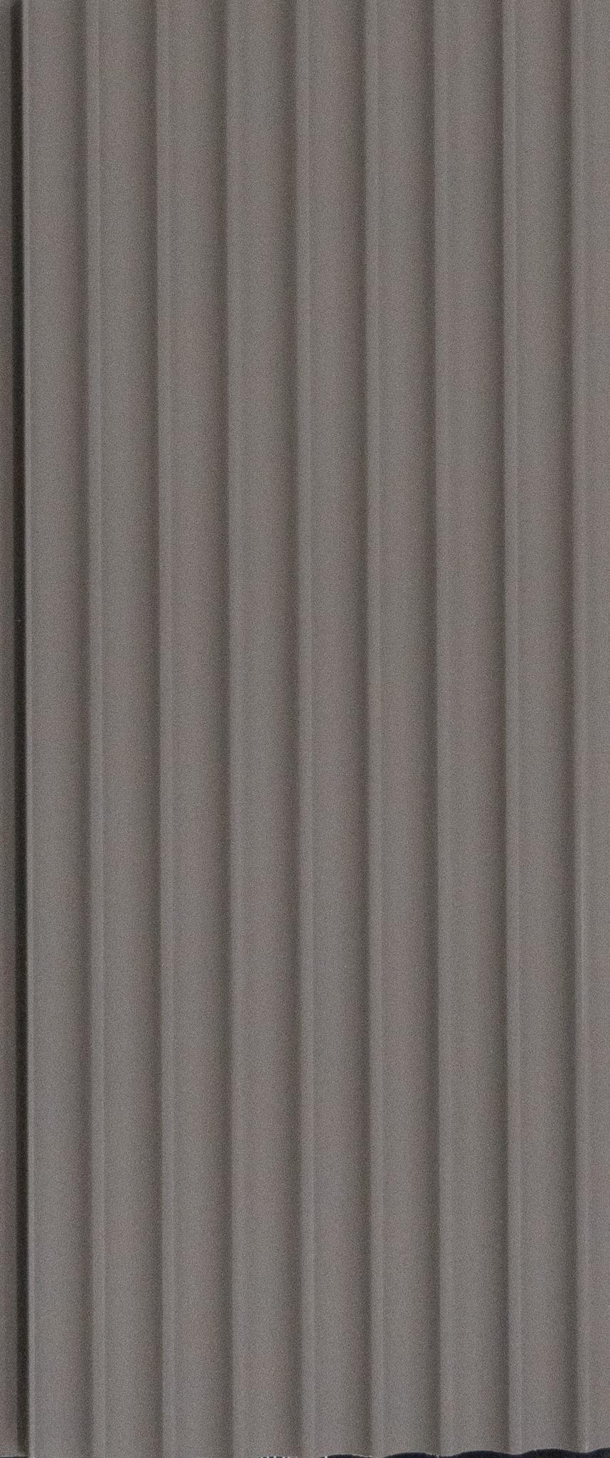 Louvers Panel Plain Colors Black 9.5x0.41 Ft - Pn 03620
