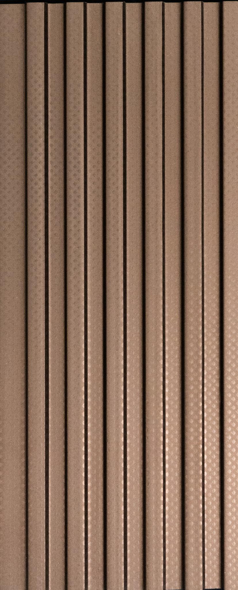 9.5 Ft X 5 Inch Louvers Panel Metallic Brown 9.5x0.41 - Pn 03624