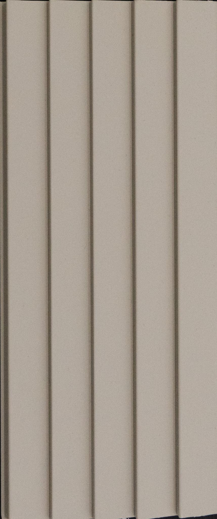 9.5 Ft X 5 Inch Louvers Panel Plain Colors Beige 9.5x0.41 - Pn 03625