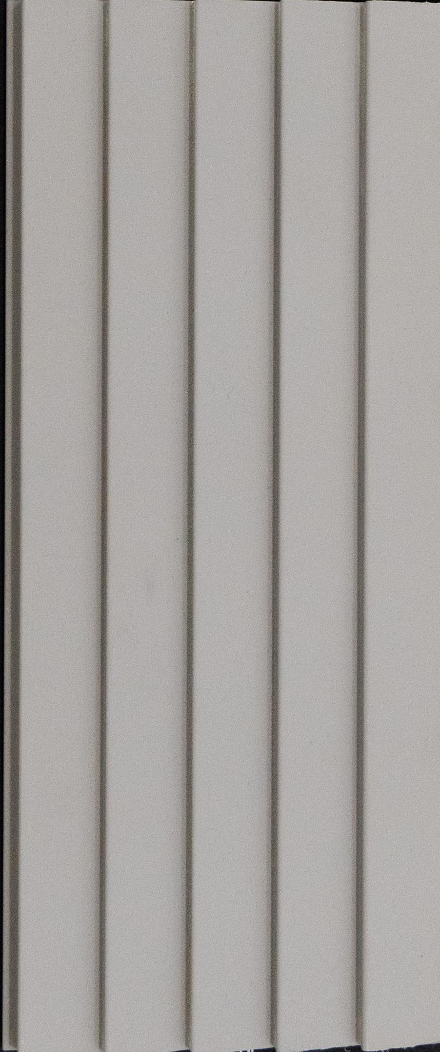9.5 Ft X 5 Inch Louvers Panel Plain Colors Grey 9.5x0.41 - Pn 03626