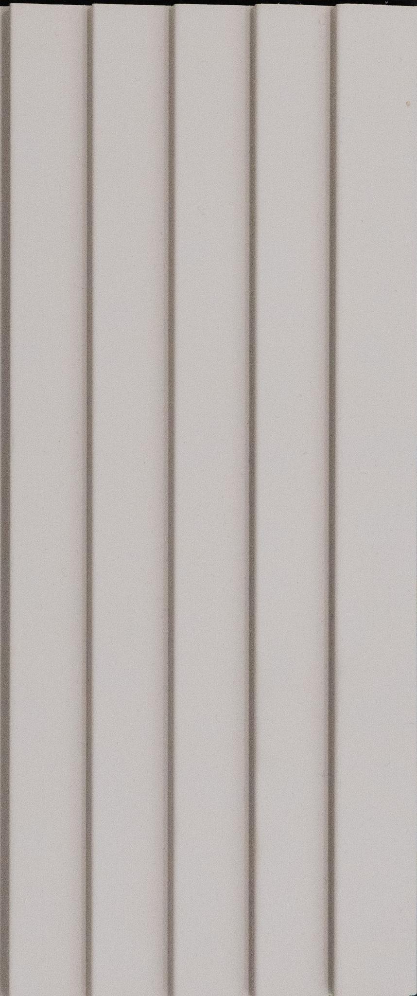 9.5 Ft X 5 Inch Louvers Panel Plain Colors White 9.5x0.41 - Pn 03628