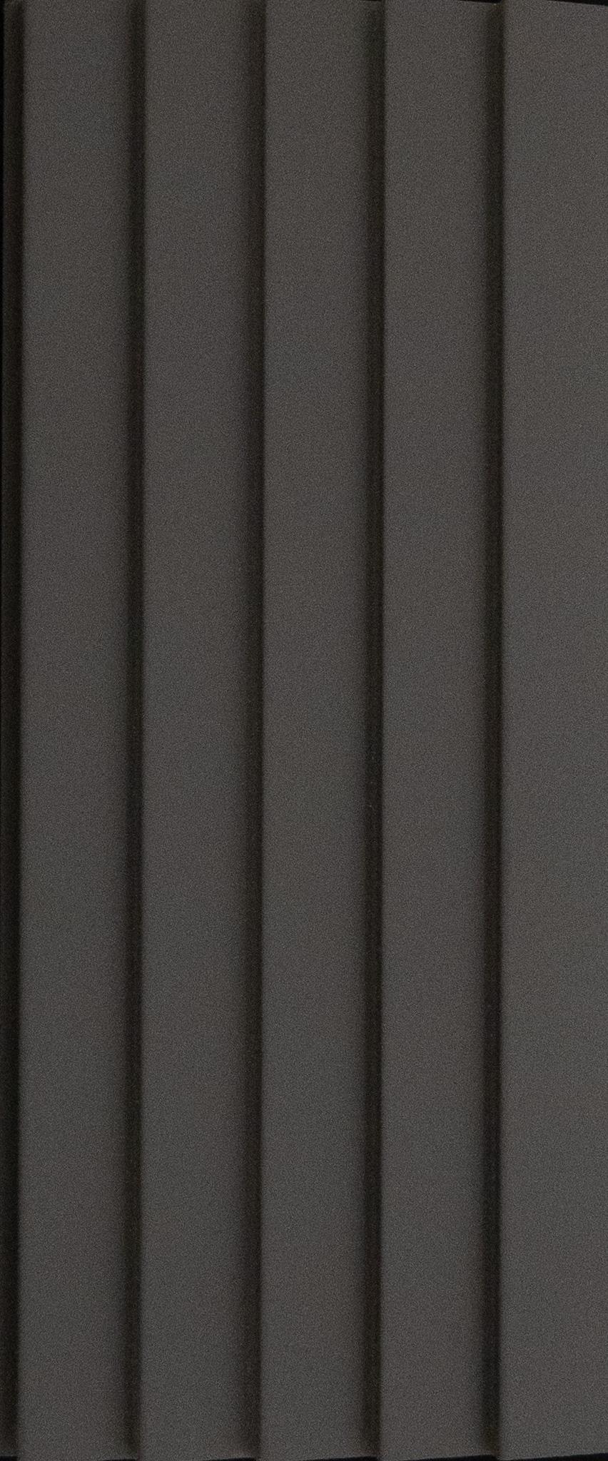 9.5 Ft X 5 Inch Louvers Panel Plain Colors Black 9.5x0.41 - Pn 03633