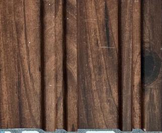 Charcoal Louver Wood Brown 8x0.41 Ft - Pn 03662