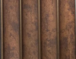 Charcoal Louver Designer Brown 8x0.41 Ft - Pn 03688