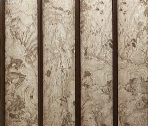 Charcoal Louver Designer Brown 8x0.41 Ft - Pn 03689