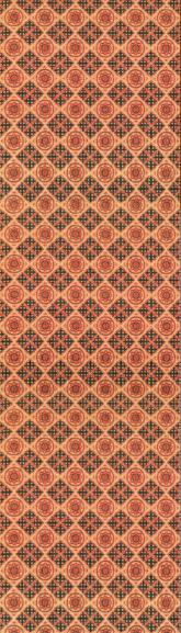 Decorative Cork Sheet Designer Louvers Red 8x2 Ft - Pn 03692