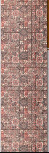 Decorative Cork Sheet Designer Louvers Red 8x2 Ft - Pn 03694
