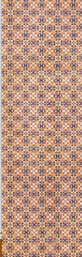 Decorative Cork Sheet Designer Louvers Red 8x2 Ft - Pn 03695