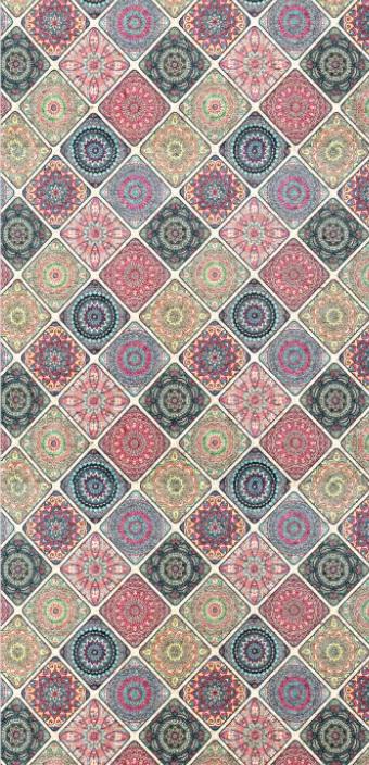 Decorative Cork Sheet Designer Louvers Multi Colour 8x2 Ft - Pn 03704