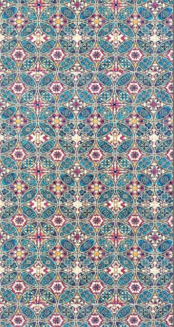Decorative Cork Sheet Designer Louvers Multi Colour 8x2 Ft - Pn 03705