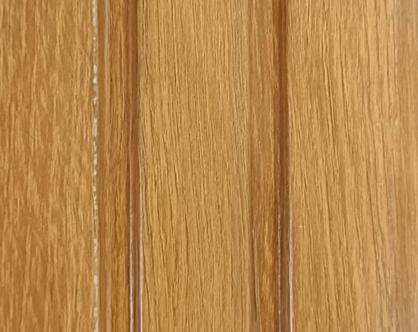 Charcoal Panel Louver Wood Brown 8x0.41 Ft - Pn 05381