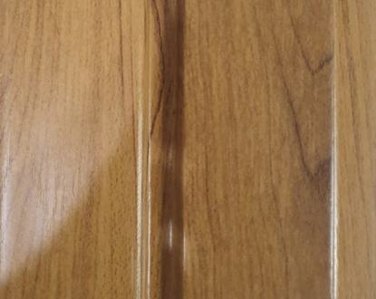 Charcoal Panel Louver Wood Brown 8x0.41 Ft - Pn 05416