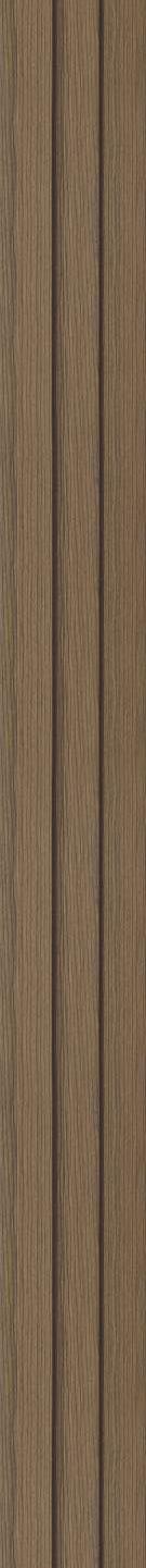 Charcoal Panel Louver Wood Brown 8x0.41 Ft - Pn 05426