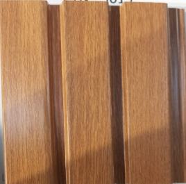 Flutique Series Charcoal Louvers Wood Brown 8x0.41 Ft - Ptn 9021