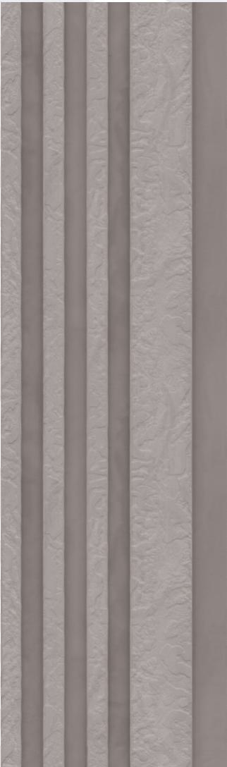 Patterned Charcoal Louvers Designer Cream 8x0.41 Ft - S5 177