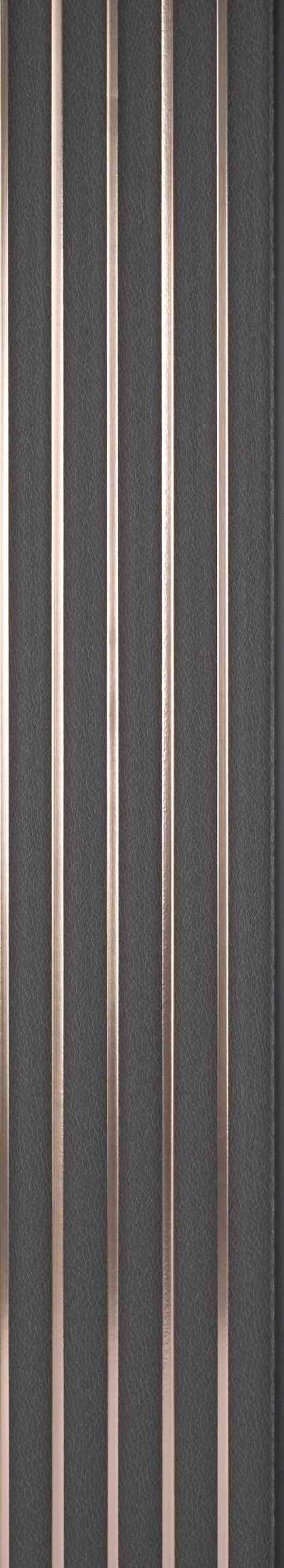 Leon 8 Ft X 5 Inch Panel Designer Louvers Black 8x0.41 - Sm 5562