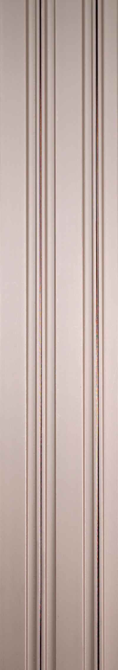 Plain Colour Finish Ivory Charcoal Louvers Colors 8x0.41 Ft - Pt 831