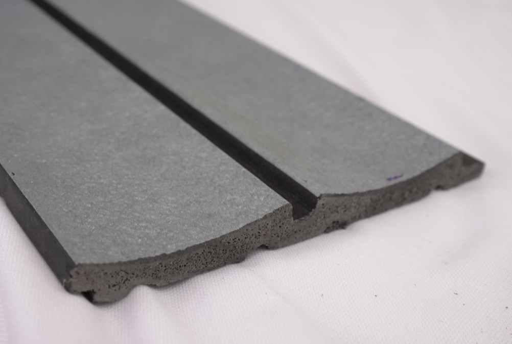 Stone Finish Grey Charcoal Louvers Marble & 9.5x0.45 Ft - Pt 907