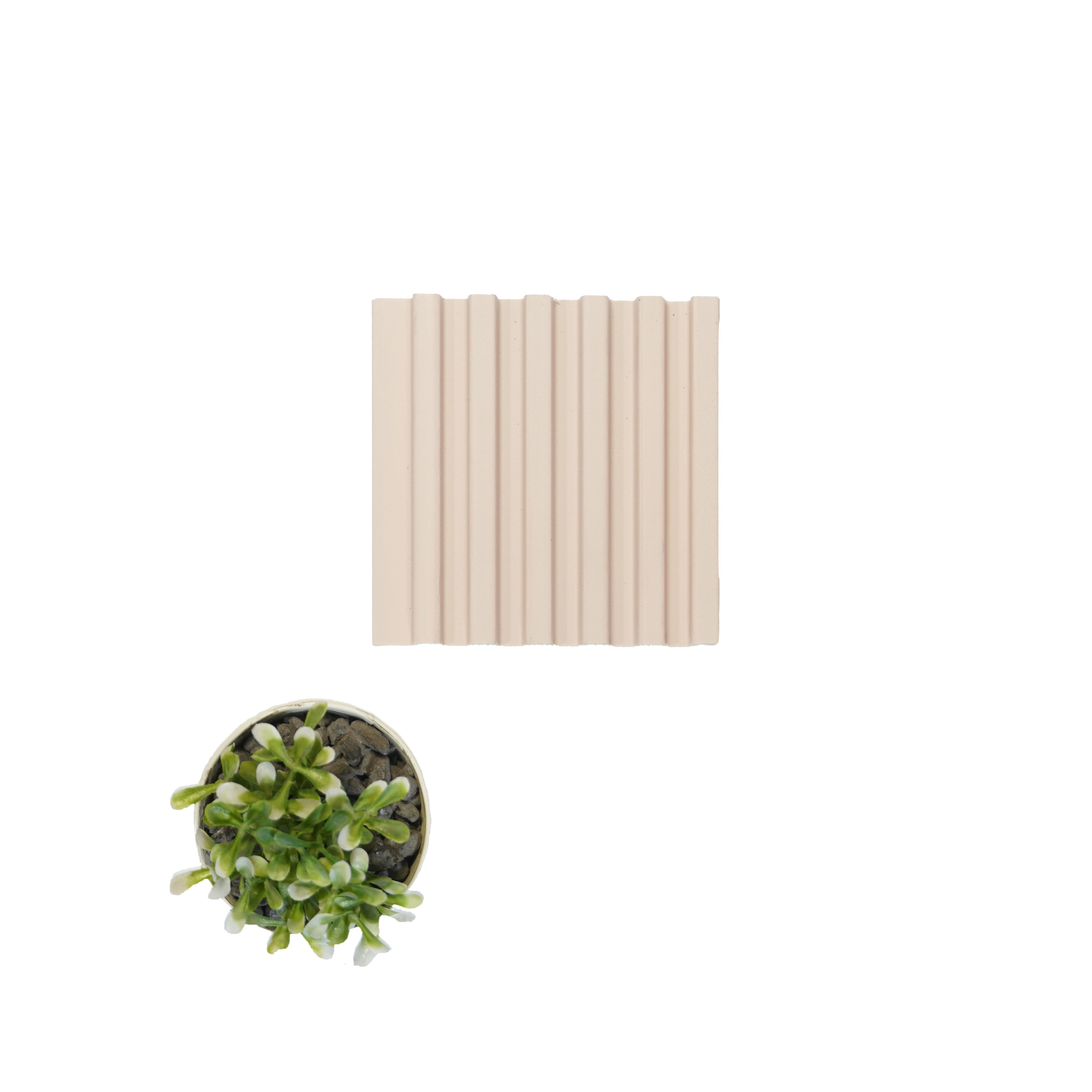 Plain Colour Charcoal Louver Colors Pink 8x0.33 Ft - Pn 03359