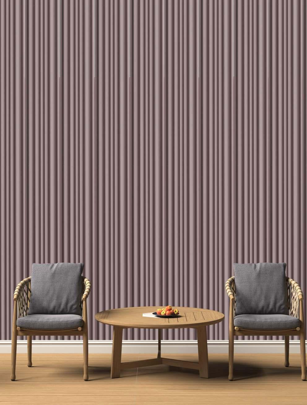 Pink Plain Colour Charcoal Louver Colors 9.5x0.39 Ft - Pn 03538