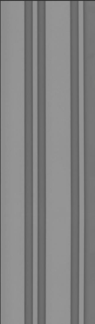Plain Colour Charcoal Louvers Colors Grey 8x0.41 Ft - S5 157