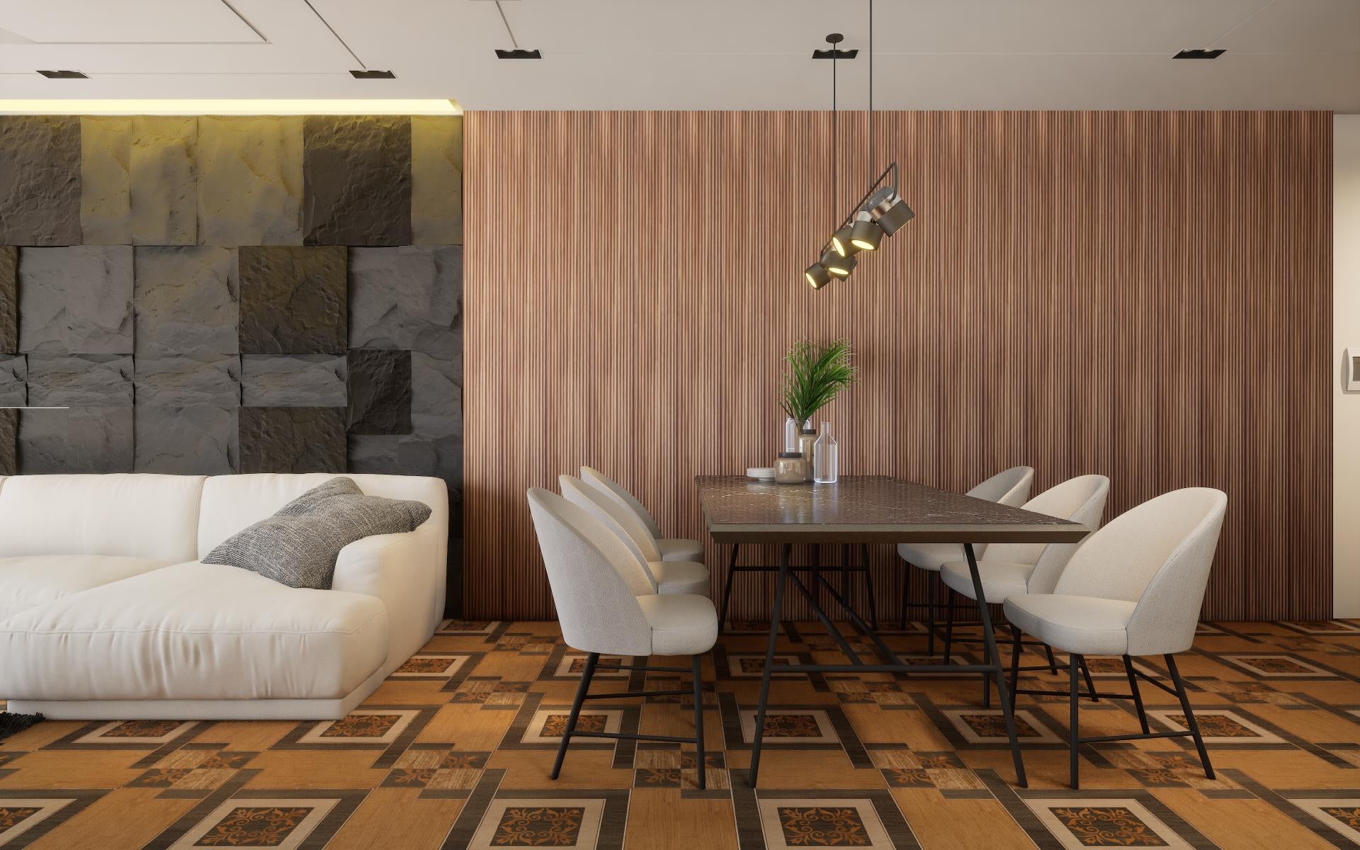 Provo Solid Wood Louvers/Panels 8x0.47 ft wood Brown Provo_4.5