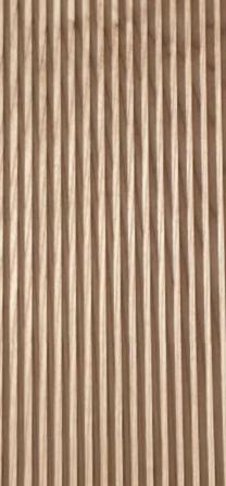Solid Wood Louvers Brown 8x0.47 Ft - Provo 6.5