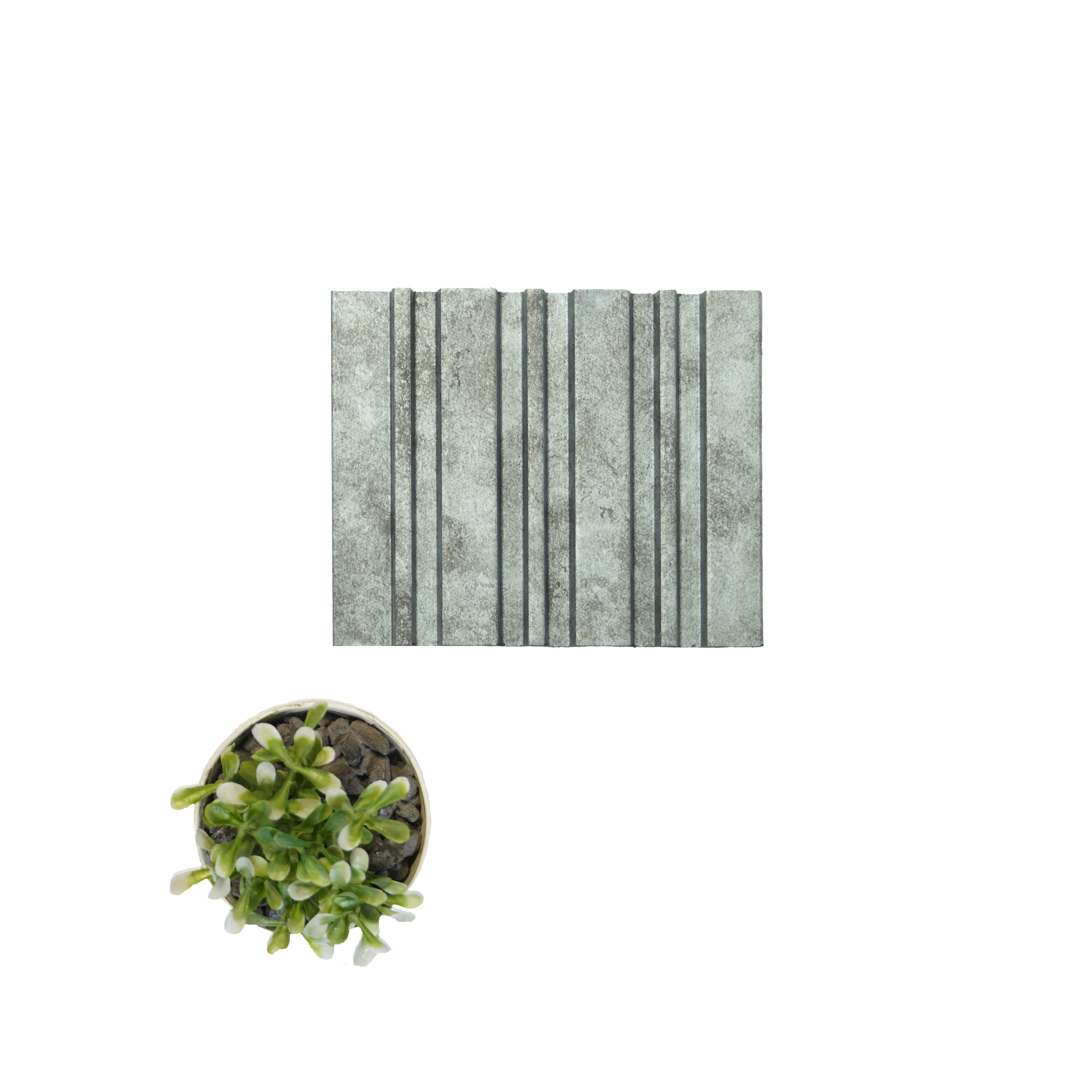Charcoal Louvers Panel Marble & Stone Purple 8x0.4 Ft - Pn 00660