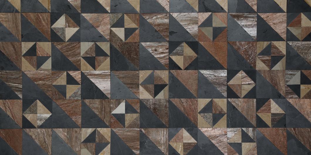 Rocklite Series Panel Designer Louvers Multi Colour 4x2 Ft - R20042 4