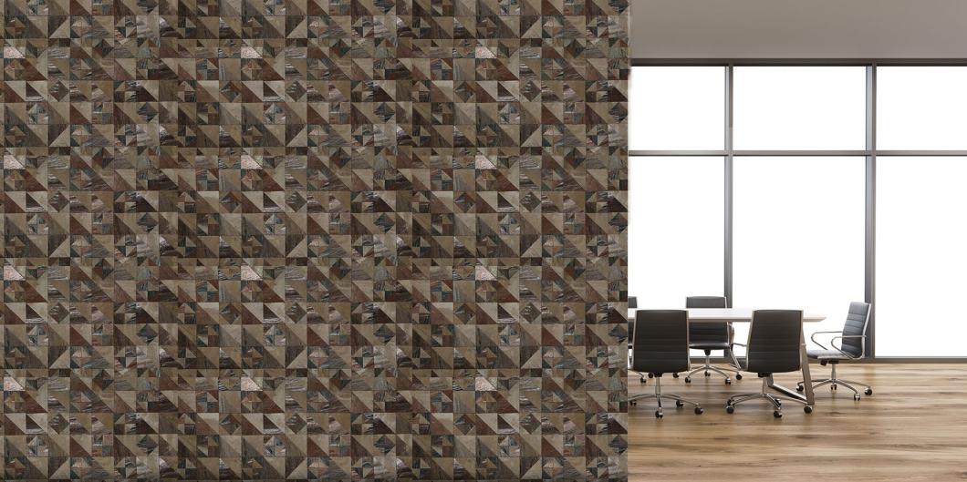 Rocklite Series Panel Designer Louvers Brown 4x2 Ft - R20043 4