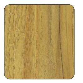 Burnt Walnut Acp Louver Panel Wood Choco Brown 8x2.5 Ft - Ra 110