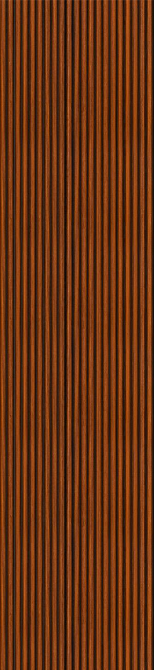 Charcoal Louvers Plain Colors Brown 8x1 Ft - Ra 8138