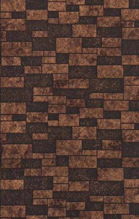 Brown Charcoal Louver Panel Designer 8x2 Ft - Rc 101