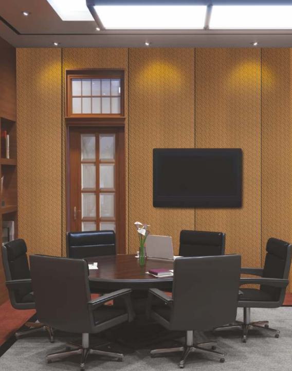 Brown Charcoal Louver Panel Designer 8x2 Ft - Rc 157