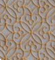 Beige Charcoal Louver Panel Designer 8x2 Ft - Rc 162