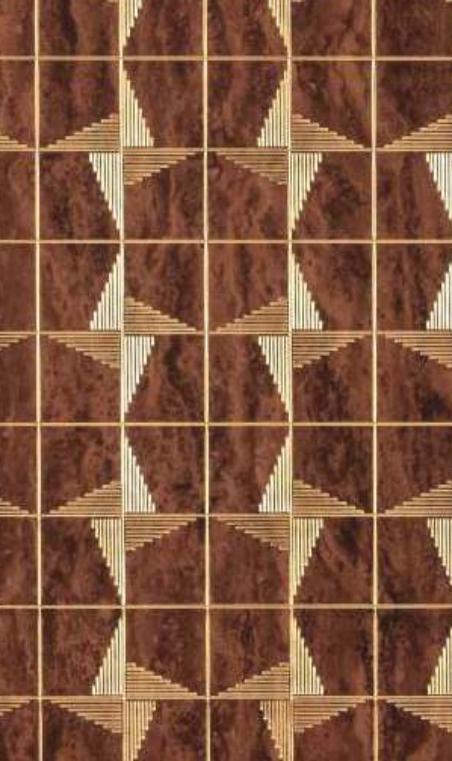 Brown Charcoal Louver Panel Designer 8x2 Ft - Rc 3301