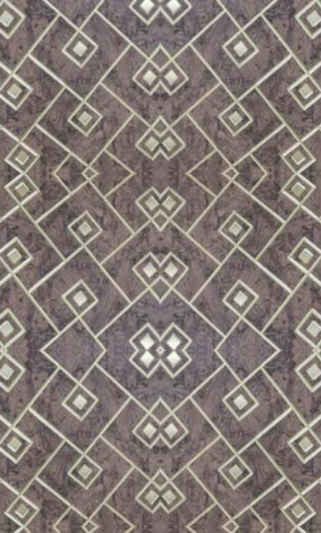 Brown Charcoal Louver Panel Designer 8x2 Ft - Rc 3304
