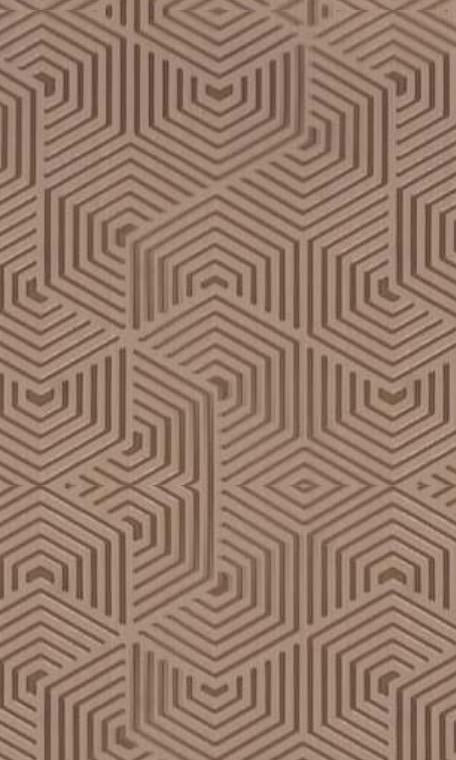 Brown Charcoal Louver Panel Designer 8x2 Ft - Rc 3309