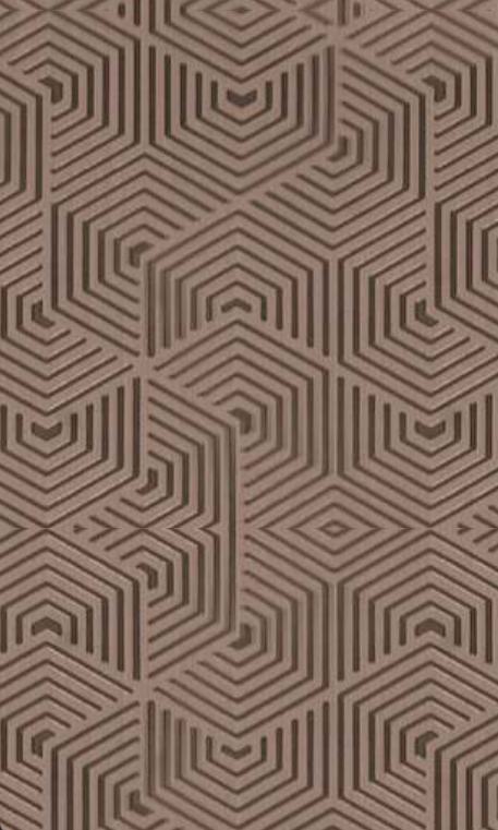 Brown Charcoal Louver Panel Designer 8x2 Ft - Rc 3311