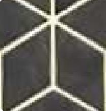 Grey Charcoal Louver Panel Designer 8x2 Ft - Rc 3315