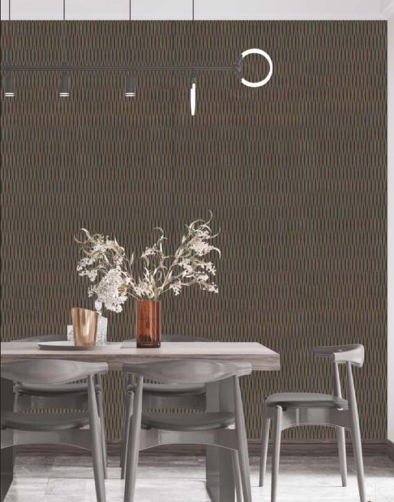 Grey Charcoal Louver Panel Designer 8x2 Ft - Rc 3317