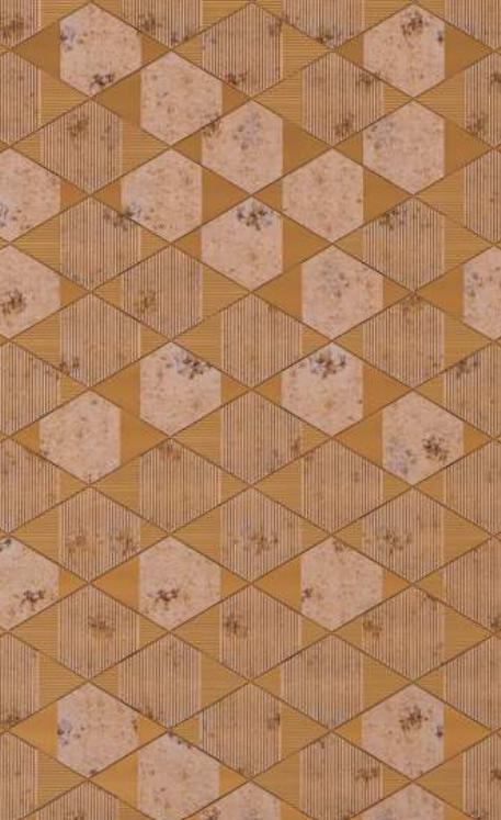 Brown Charcoal Louver Panel Designer 8x2 Ft - Rc 3323