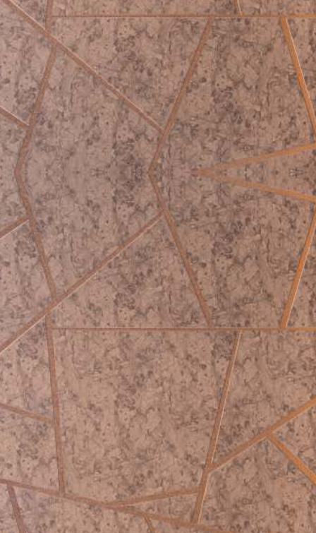 Brown Charcoal Louver Panel Designer 8x2 Ft - Rc 3328