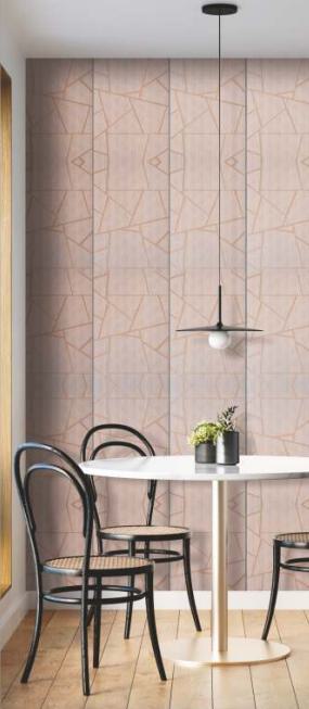 Brown Charcoal Louver Panel Designer 8x2 Ft - Rc 3330