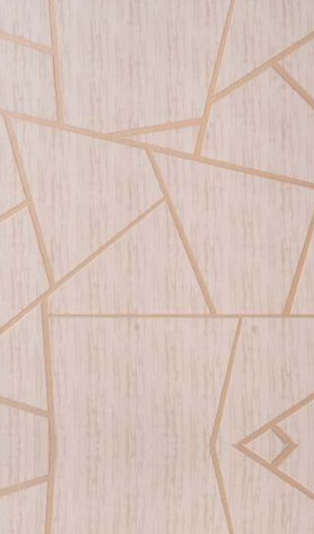 Brown Charcoal Louver Panel Designer 8x2 Ft - Rc 3330